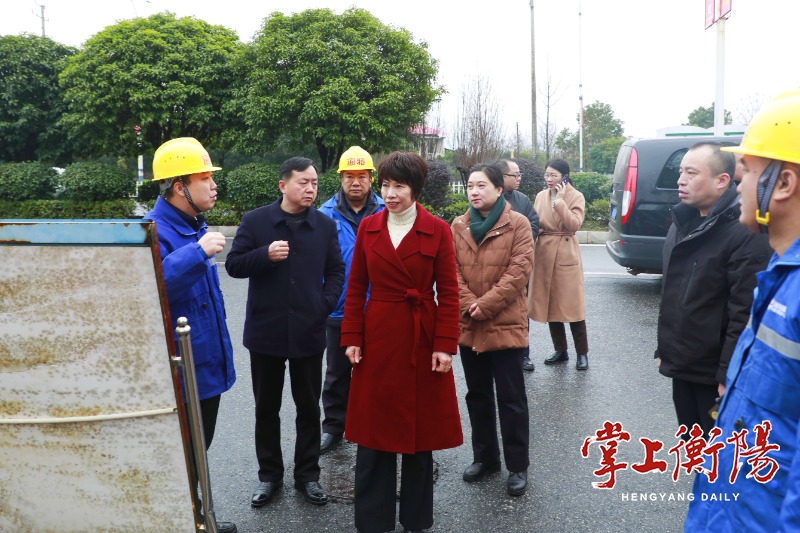 刘丽华赴衡南县督导检查安全生产工作